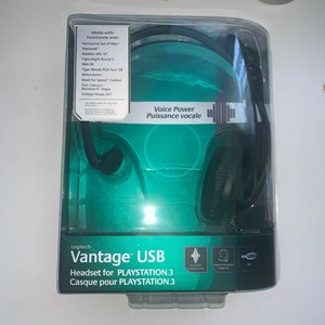 Logitech Vantage USB CUFFIA CON MICROFONO PER PLAYSTATION E PC NUOVO | eBay