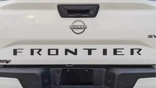 VINYL: Gloss Black NISSAN FRONTIER 2022 2023 2024 FRONT Tailgate LETTERS