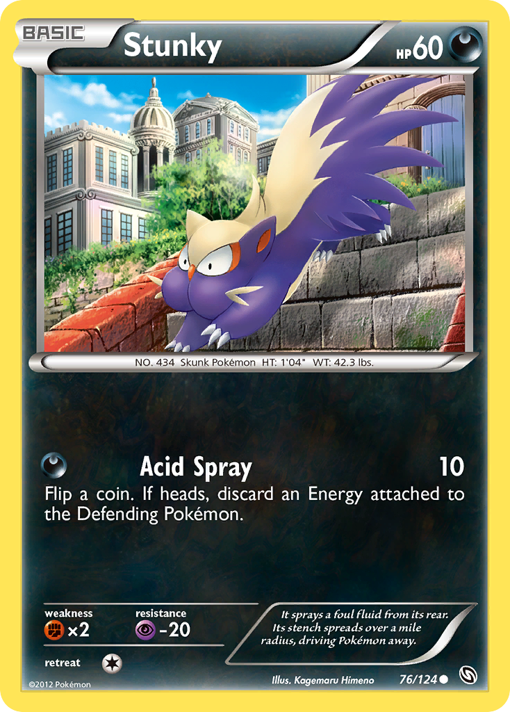 Stunky 76/124 Common | Dragons Exalted | Pokemon Card | eBay Stunky 76/124 Common | Dragons Exalted | Pokemon Card | eBay