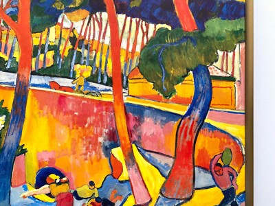 ANDRE DERAIN RARE 1990 LITHOGRAPH PRINT FRAMED LRG EXHBT POSTER 