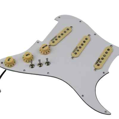 3 switches Wilkinson SSS Alnico 5 Guitar Single Coil Pickup  Fully  Pickguard