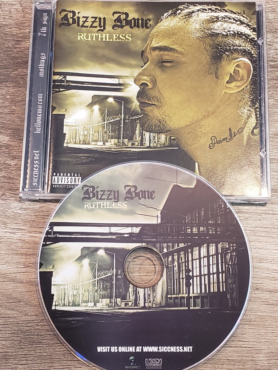 Rare Bizzy Bone - Ruthless CD BTAH Bone Thugs OOP HTF Hiphop