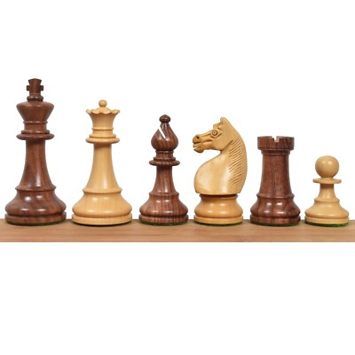1920er deutschen Sammler Schachfiguren nur Staunton Set - Golden Rosewood - 4,1''