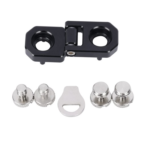 Adaptador de montaje plegable Niceyrig 180° inclinación amortiguación con tornillo de montaje Arri de 1/4" 3/8" - Imagen 11 de 12