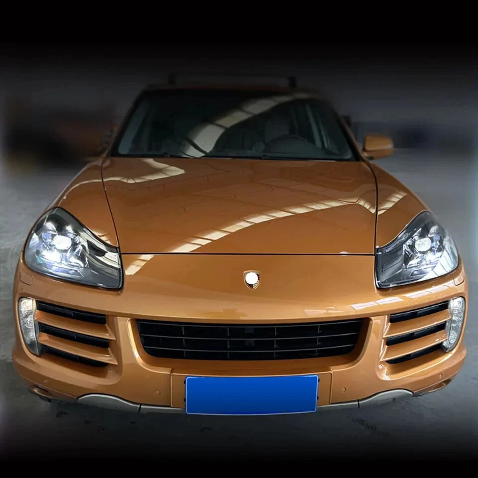 Faros LED estilo matriz actualización 2021 para Porsche Cayenne 957 2008-2010 Foto 3 de 4