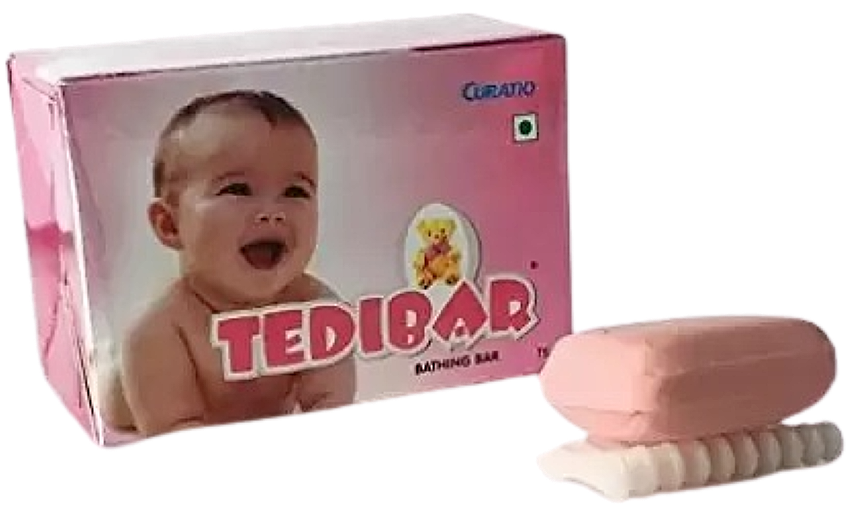 Curatio TEDIBAR Bathing Bar for Babies Sensitive Skin Friendly pH