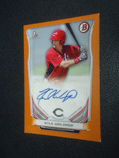 Kyle Waldrop 2014 BOWMAN 1ST ORANGE BORDER AUTO 226/250 Card #PAKW