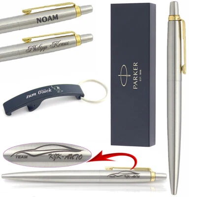 Exklusiver Kugelschreiber Parker Jotter GT mit Gravur & Flaschenöffner Kostenlos