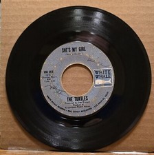 THE TURTLES She's My Girl 45 7" POP ROCK Record Vinyl 1967 White Whale Records