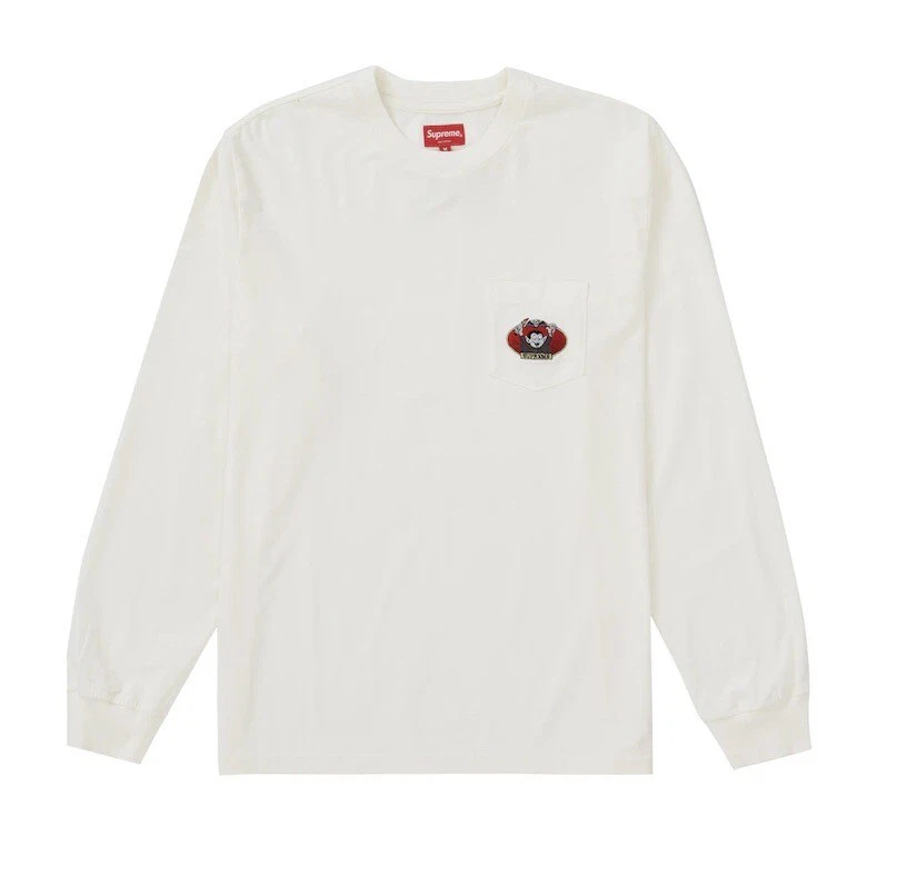 Supreme long sales sleeve pocket tee