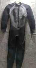 Henderson Aquatics USA WETSUIT womans Sz 6 /S Black Maxx Neoprene Nylon Zippered