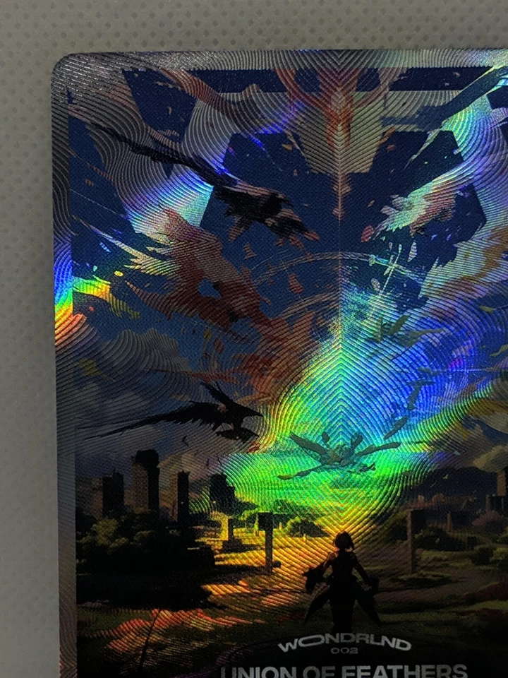Wondrlnd TCG Starlight Genesis Union Of Feathers SR - Image 3 of 4