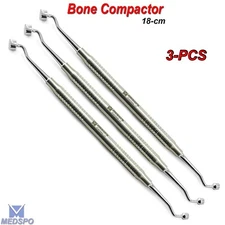 Dental Bone Graft Compactor Double Ended Tools Implant Implantology Instruments
