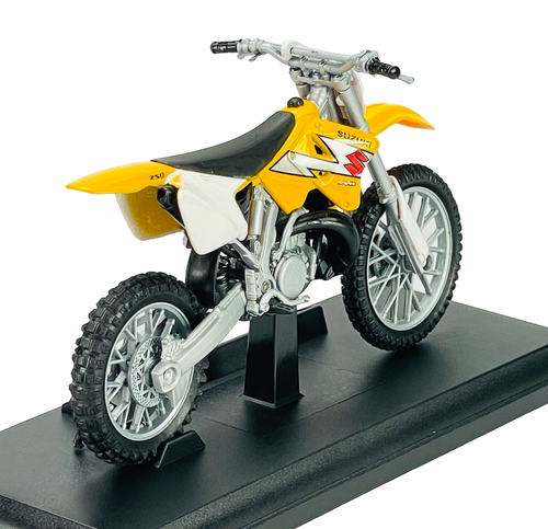 WELLY SUZUKI RM250 1:18 DIE CAST METAL NEU IM KASTEN - Bild 2 von 5