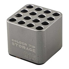 Streamlined Soldering Tool Organization 16 Hole Storage Box for Tips and More