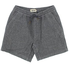 Men's Taylor Stitch Short Apres Waffle Charcoal 100 Cotton MSRP 88