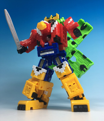 Japan Rare Bandai Minipla model Zyuohking Octopus Megazord power