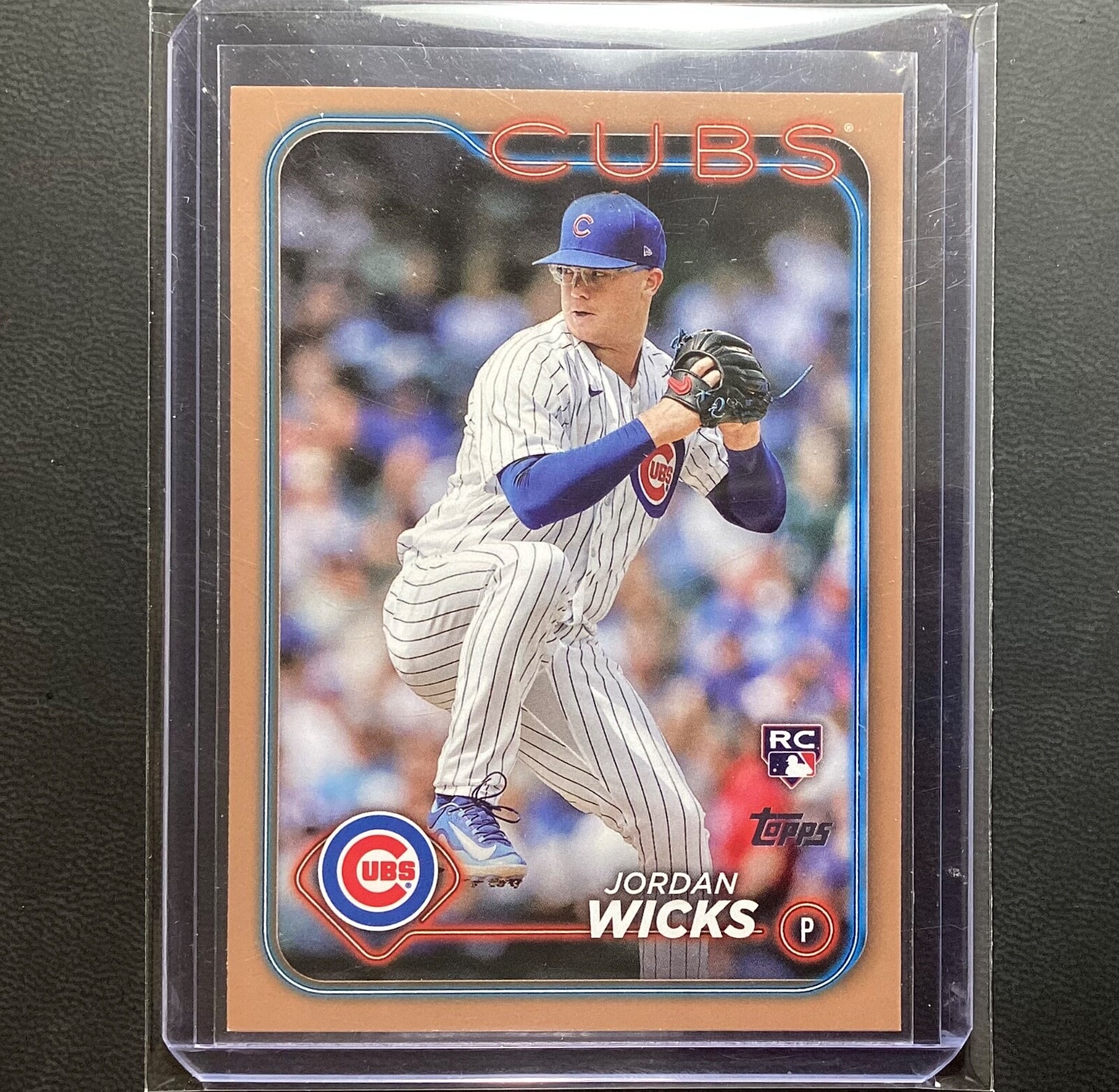 2024 Topps Series 2 #613 Jordan Wicks RC Chicago Cubs Rookie GOLD BORDER /2024