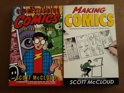 Understanding Comics Scott McCloud Making Comics 2 Book Bundle Paperback Books