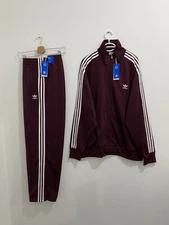 Adidas Originals Adicolor Classics Firebird Tracksuit Maroon White Size XL