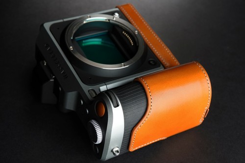 Funda protectora de cuero genuino con media cámara para Hasselblad X1D X1D II 50C - Imagen 40 de 48