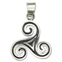 Triskele Schmuck AnhäNger 925Er Silber