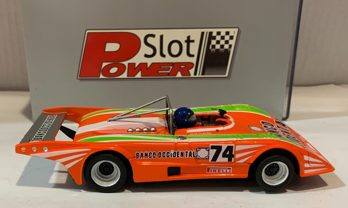 Slot Car Power Slot 86964 Lola T-298 #74 Banco Occidental Subida