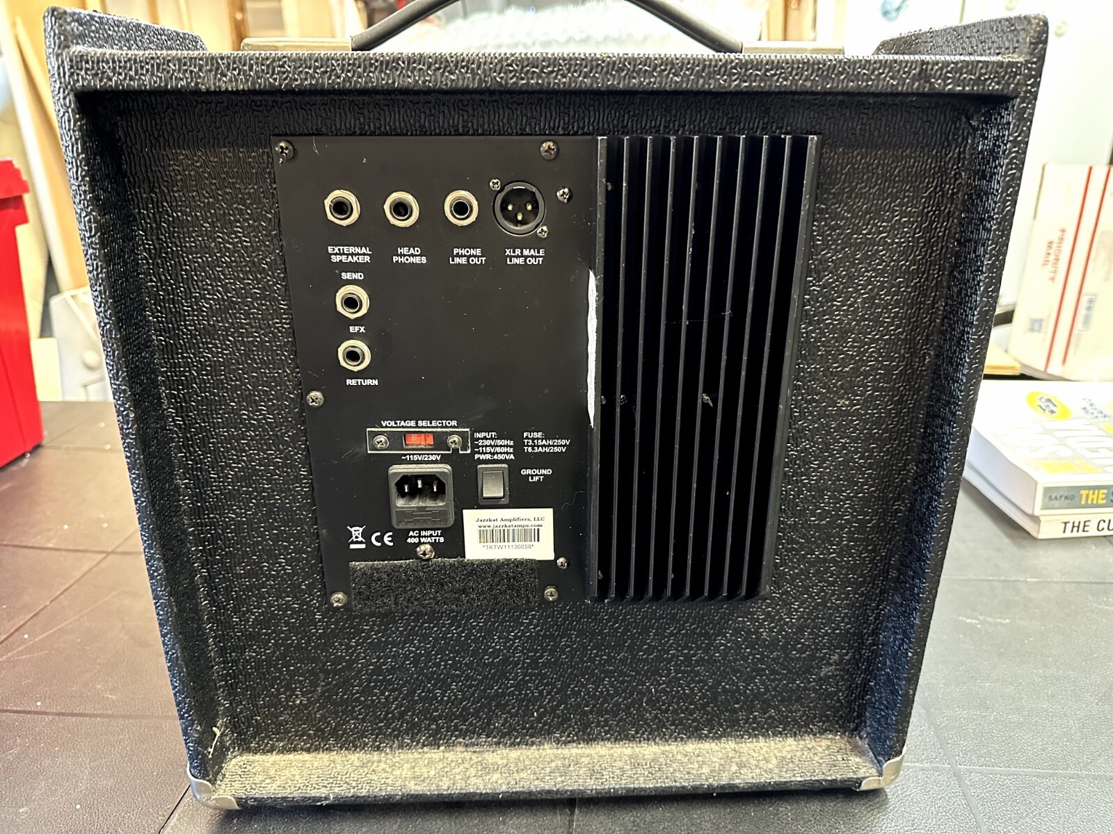 Jazzcat Tomcat combo amp not working, no sound. Project, sold as is