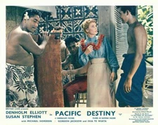 Pacific Destiny Original British Lobby Card Susan Stephen Inia Te Wiata