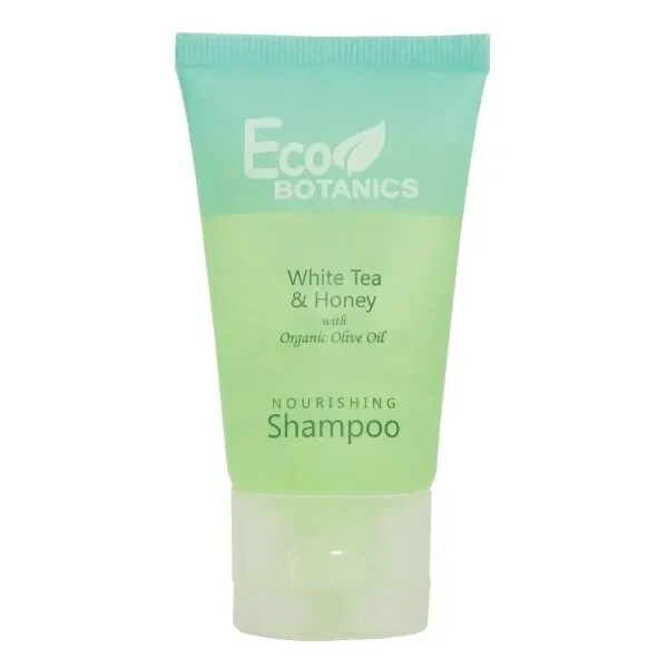 Champú de hotel tamaño de viaje Eco Botanics 0,85 oz (estuche de 300)