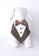 Tatoo Floral Bow Tie Formal Bandana