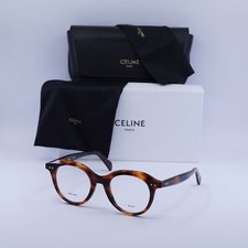 Celine CL41458 0086 00 Havana 45mm Eyeglasses New Authentic