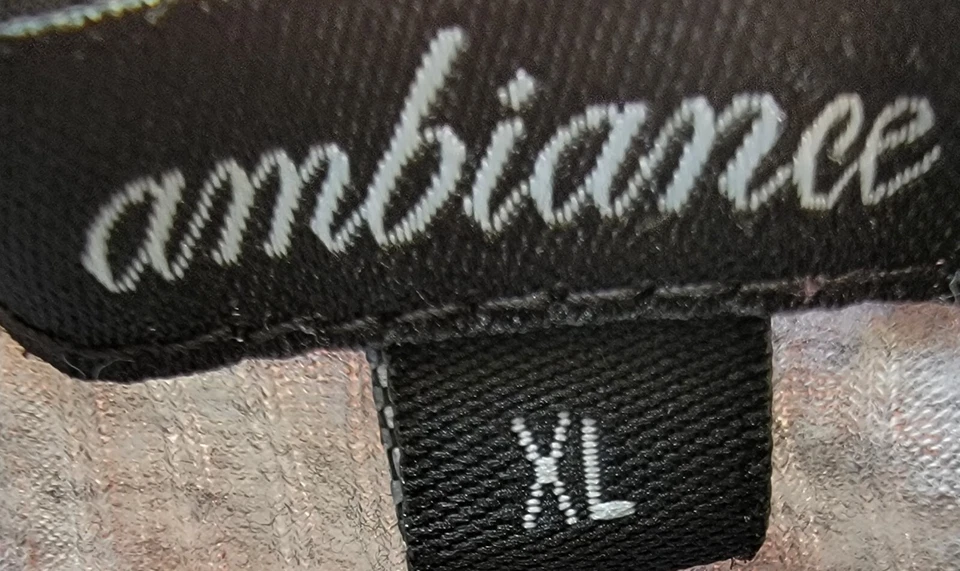 Blusa Camisa Top Ambiance Mujer Talla XL X Grande Gris Foto 2 de 4