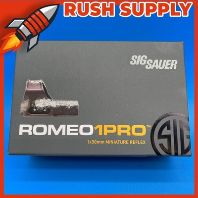 Sig Sauer ROMEO1PRO 1x30mm 6 MOA Reflex Red Dot Sight w/ Shroud - SOR1P101