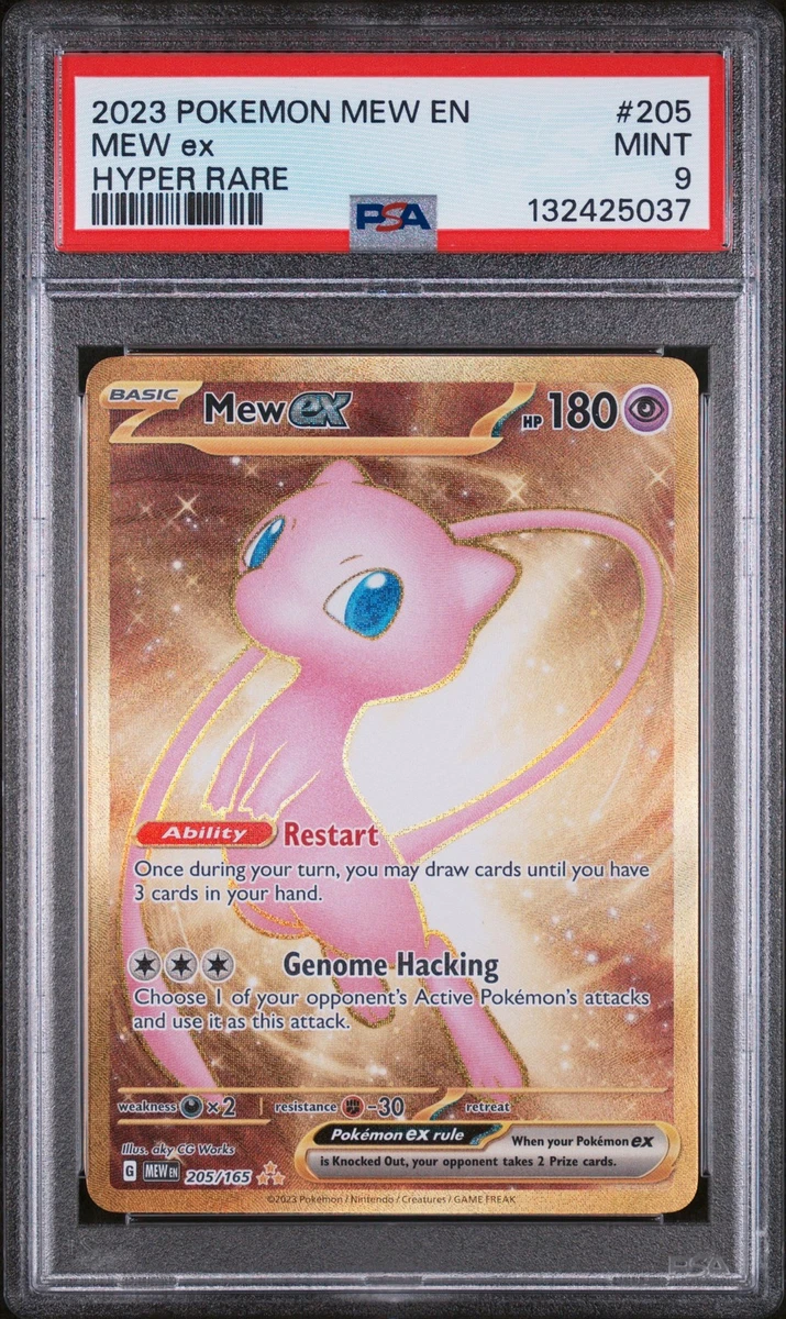 Mew Pokémon TCG Professional Sports Authenticator (PSA) Grade 9