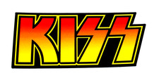 KISS - Logo Die LARGE Cut Sticker Decal Music...