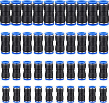 40 Pieces Straight Push Connectors, Push to Connect Fittings Quick Release Pneum