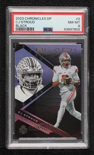 2023 Panini Chronicles Draft Picks Black CJ Stroud #2 PSA 8 1p5