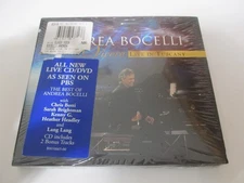 ANDREA BOCELLI NEW SEALED DUAL DISC MUSIC CD/DVD VIVERE LIVE IN TUSCANY NR FS