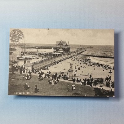 Lowestoft Suffolk Postkarte 1905 Edwardian Pier Great Eastern Railway Ausgabe