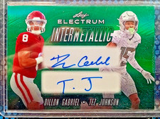 2024 Leaf Electrum Dillon Gabriel / Tez Johnson Intermetallic Dual Auto 2/5