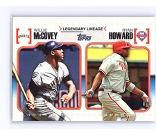 2010 Topps Legendary Lineage Willie McCovey / Ryan Howard #LL1