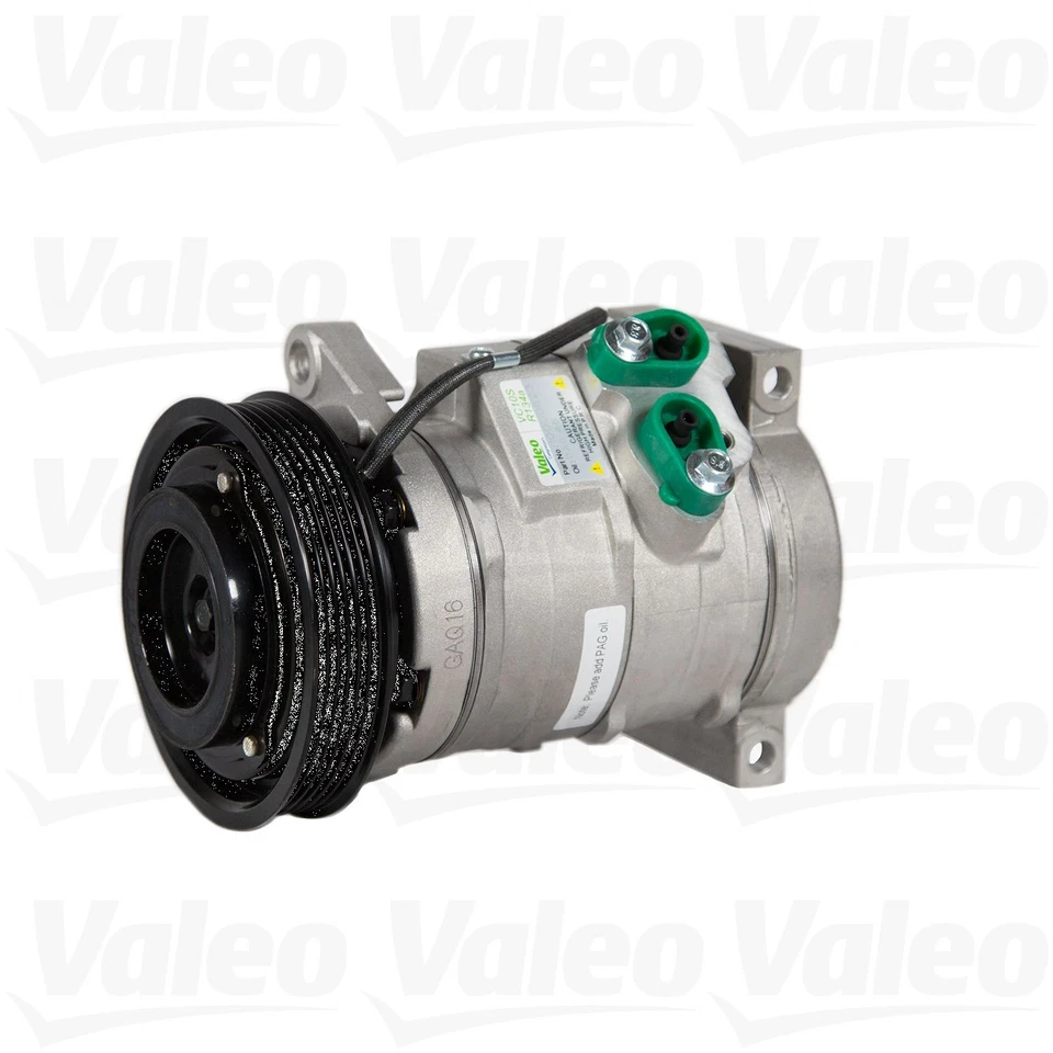 Compresor de aire acondicionado Valeo 10000623 para modelos seleccionados 01-07 Chrysler Dodge Foto 4 de 4