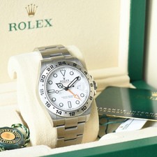 Rolex Explorer II White Polar 226570 Men's Watch Full Set 2022 Boxed & Papers