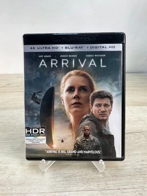 Arrival Sci-Fi Amy Adams  4K Ultra HD UHD + Blu-ray 2-Disc Set 2016 No Digital