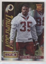 2013 Rookies & Stars Longevity Parallel Platinum Team Logo /5 Chris Thompson pn1