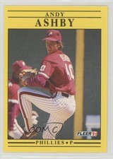 1991 Fleer Update Box Set Andy Ashby #U-105 v6g