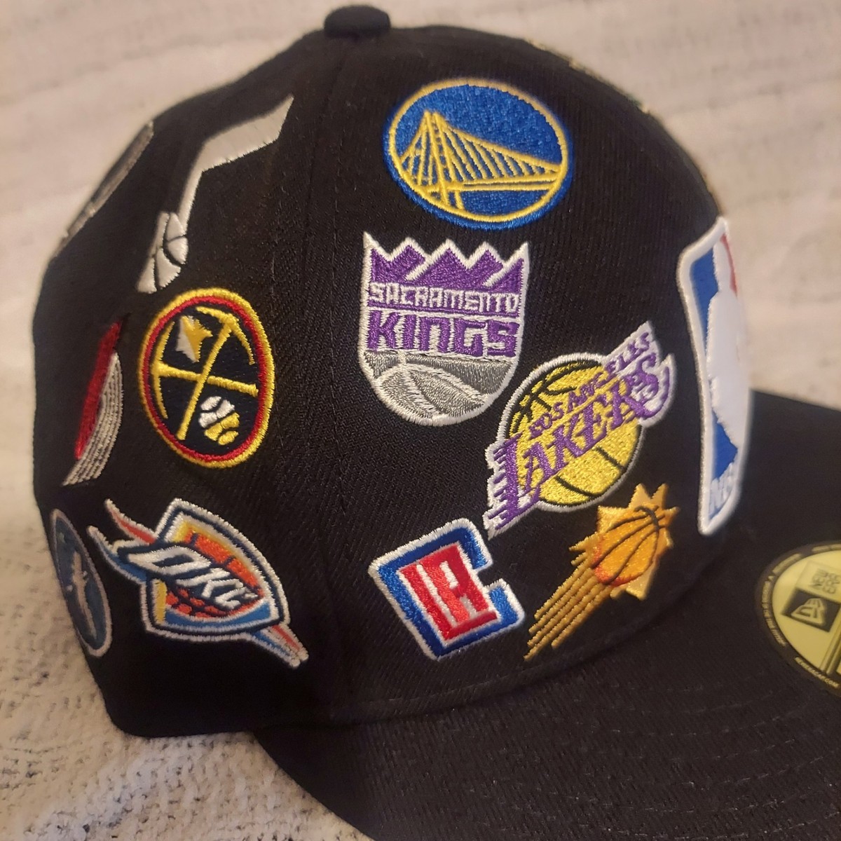 NEW ERA x NBA ALL OVER LOGO 9FIFTY キャップ New Era NBA ALL OVER LOGO 9FIFTY Cap Black Japan limited
