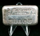Rare 1969 Engelhard London 100 gr Vintage Poured Silver Bar .999 Fine 5k Mintage