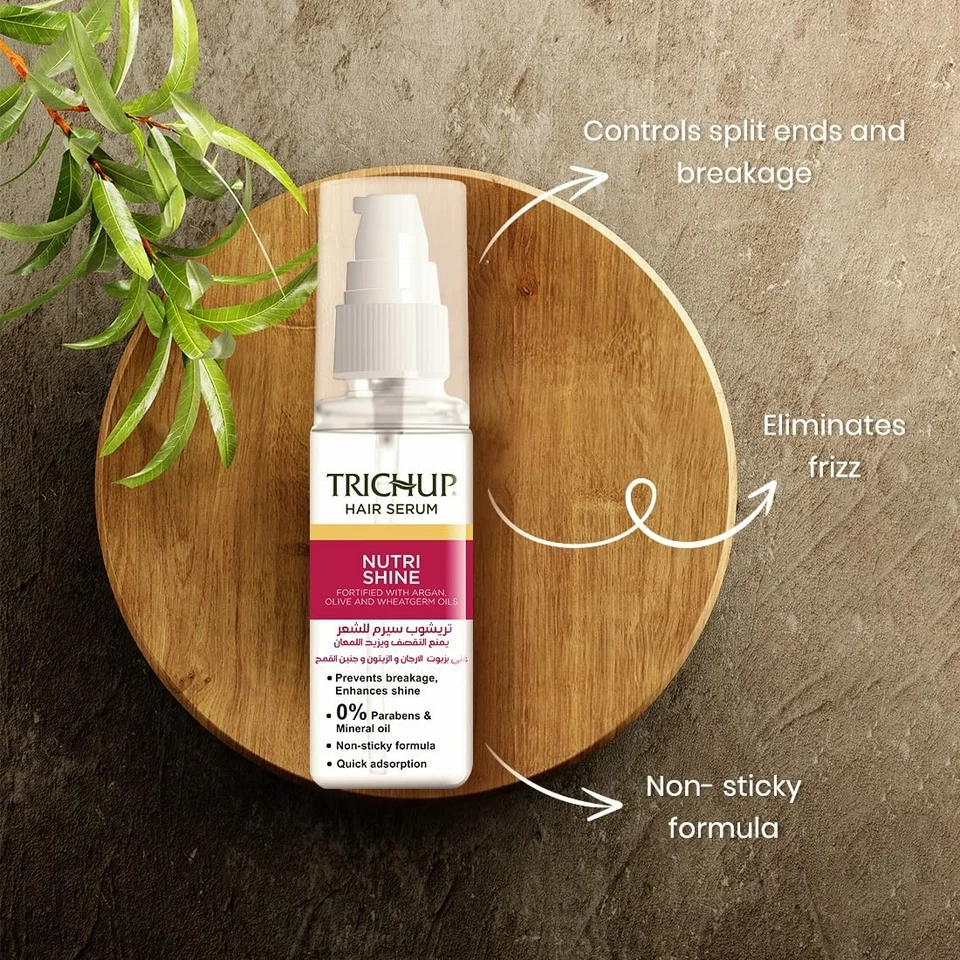 Trichup Nutrishine Suero Capilar para Reparar Cabello Dañado y Seco para Unisex - 60 ml Foto 3 de 4